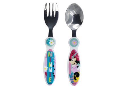 detsky pribor minnie mouse vidlicka a lyzicka 74418