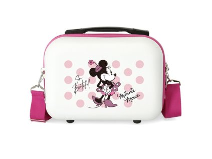cestovny kozmeticky kufrik minnie mouse have a good time 21x29x15cm 9l 4011944