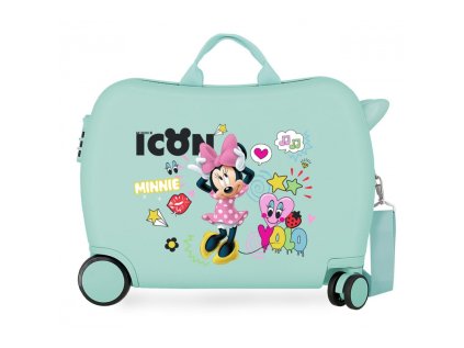 detsky cestovny kufor na kolieskach odrazadlo minnie mouse icon 34l 2569863