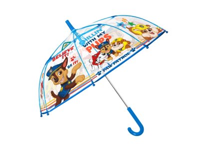 detsky dazdnik perletti kids paw patrol transparent 75158