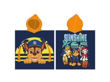bavlnene ponco 55 110cm carbotex paw patrol paw239700