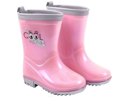 detske reflexne gumaky perletti cool kids perlato rosa 15595