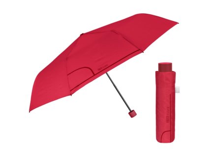 elegantny skladaci dazdnik perletti time colorino cerveny 26353