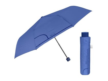 elegantny skladaci dazdnik perletti time colorino modry 26353