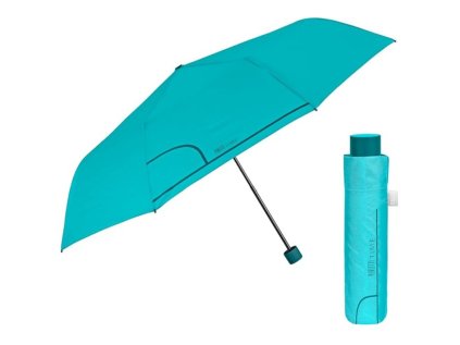 elegantny skladaci dazdnik perletti time colorino tyrkysovy 26353