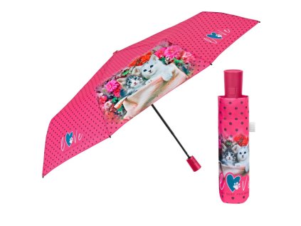 automaticky dazdnik perletti time my best friends ruzovy 26438