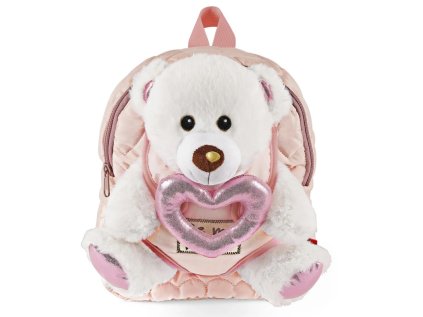 detsky batoh s plysovym ladovym medvedom perletti toys 13087