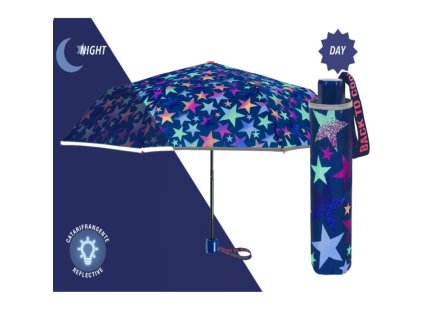 detsky reflexny dazdnik perletti cool kids stars 15660