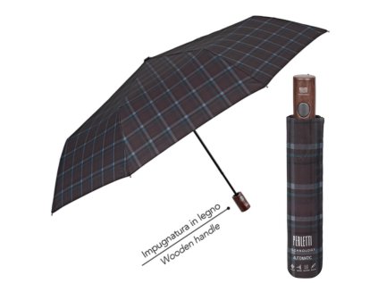 pansky automaticky dazdnik perletti technology hnedy 21791