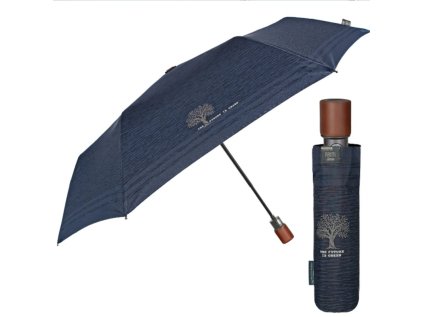 automaticky skladaci dazdnik peretti green rigato blue 19164