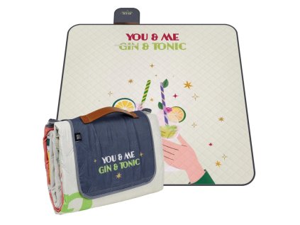 velka piknikova deka perletti travel gintonic 200x200cm 13159