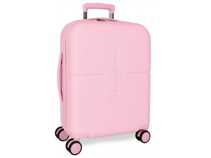 pepe jeans highlight light pink abs cestovny kufor 55x40x20cm 37l 768912c small