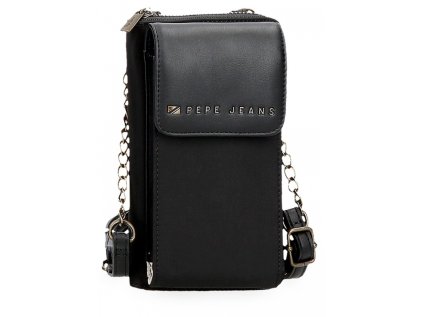 pepe jeans morgan black kabelka na mobil penazenka 7925331