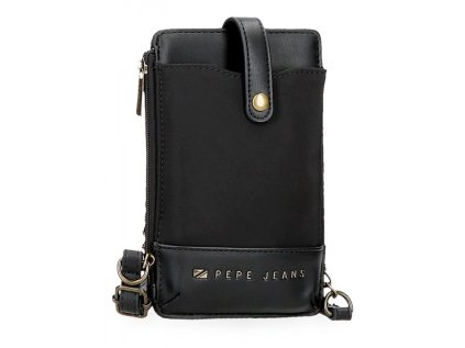 pepe jeans morgan black kabelka na mobil penazenka 7925031