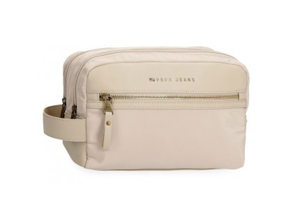 pepe jeans morgan beige cestovne kozmeticke puzdro 7924433