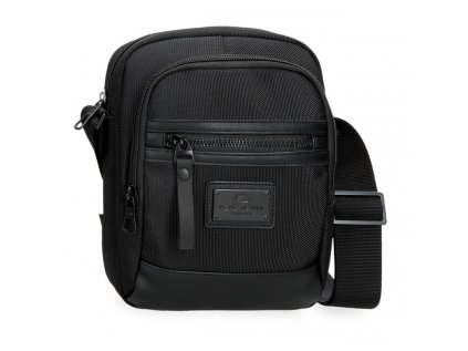 panska crossbody taska s dvomi priehradkami pepe jeans blackmore cierna 7055342