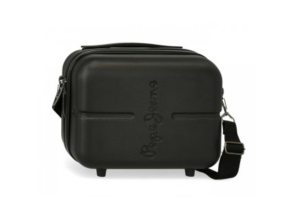 pepe jeans highlight negro cestovny kozmeticky kufrik 21x29x15cm 7683921