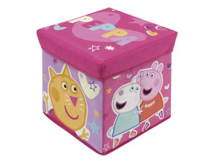 ulozny box s vrchnakom taburetka 2v1 peppa pig pp14451