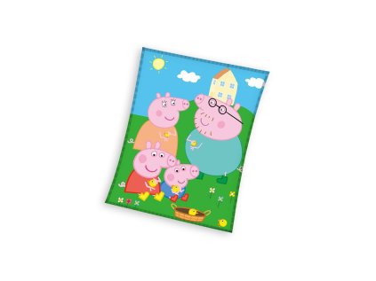 luxusna deka 150 200cm peppa pig coral pp212119