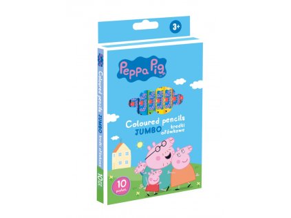 trojhranne jumbo farbicky peppa pig 10 farieb 312024054