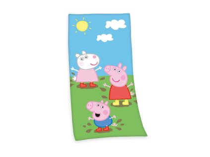 bavlnena osuska 75 150cm herding peppa pig