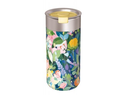 quokka boost nerezovy termohrncek so sitkom floral party 400ml 40065
