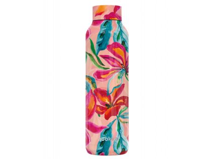 quokka solid nerezova flasa termoska tropical bloom 630ml 12181