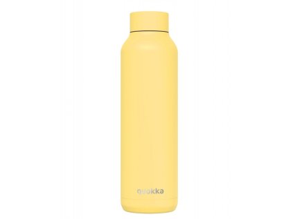 quokka solid nerezova flasa termoska light yellow 630ml 12097