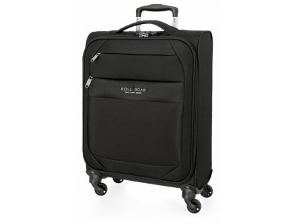 textilny cestovny kufor roll road royce black cierny 55x40x20cm 39l 5019121 small
