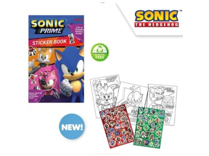 kreativny set jezko sonic omalovanky samolepky sn00013