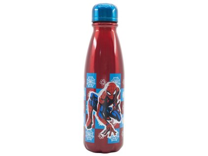 detska hlinikova flasa na pitie spiderman 600ml 74740