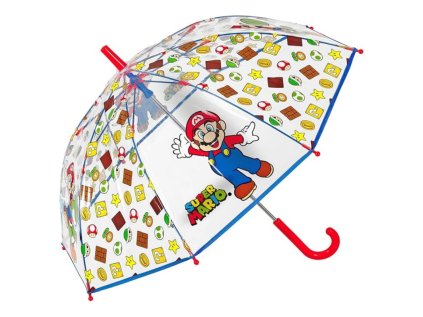 detsky dazdnik perletti super mario transparent 75080