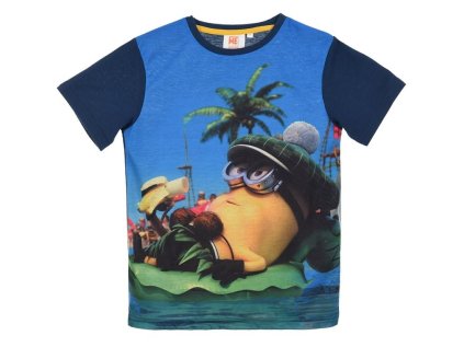 TRIČKO MIMONI ep 1464 tm. modré (Velikost 98)