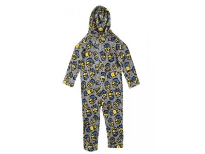 FLÍSOVÝ OVERAL MIMONI ph 2115 šedý (Velikost 3)