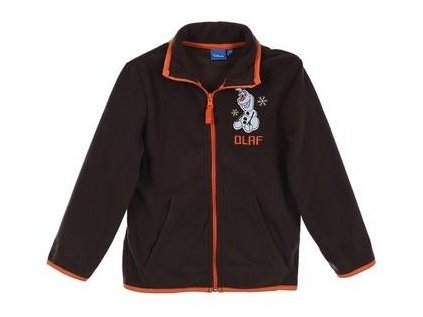 FLÍSOVÁ MIKINA OLAF ph 1364 hnědá (Velikost 104)