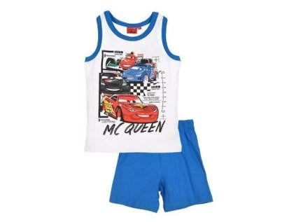 PYŽAMO CARS ep 2045 bílo - modré (Velikost 3)