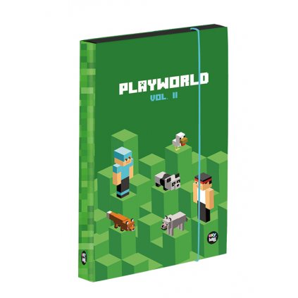 Karton P+P Box na sešity A5 Jumbo Playworld Minecraft 8-74223