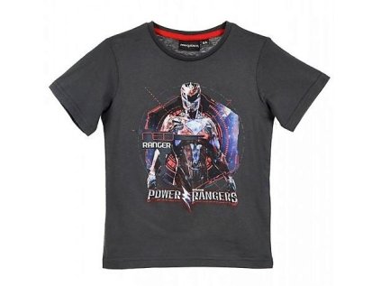 TRIČKO POWER RANGERS qe 1498 antracitové (Velikost 3)