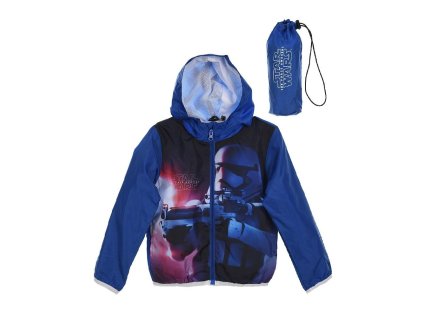 ŠUSŤÁKOVÁ BUNDA STAR WARS dqe 1268 modrá (Velikost 4)