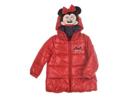 ZIMNÍ BUNDA MINNIE baby ph 0075 červená (Velikost 6 m.)