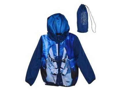 BUNDA STAR WARS šusťáková dqe 1186 tm. modrá (Velikost 104)