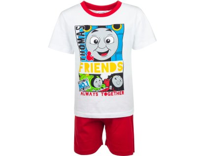 PYŽAMO MAŠINKA TOMÁŠ er 2167 bílo - červené (Velikost 2)