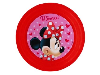 3D PLASTOVÝ TALÍŘ MINNIE Eli 0286 (Velikost uni)