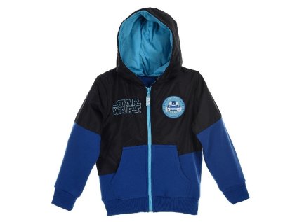 MIKINA STAR WARS dhq 1060 tm. modro - modrá (Velikost 4)