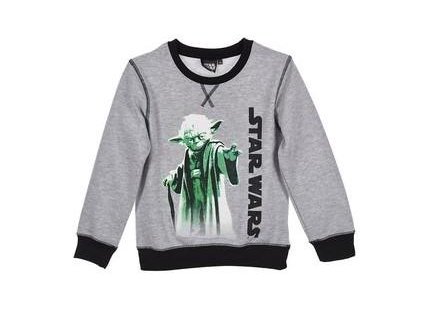 MIKINA STAR WARS ph 1039 šedá (Velikost 4)