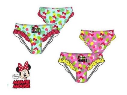 PLAVKY MINNIE mono se 1724 růžové (Velikost 8)