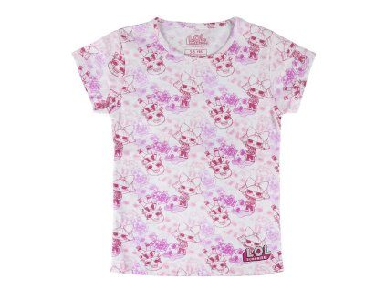 TRIČKO LOL Cer 4047 bílo - růžové (Velikost 4-5)