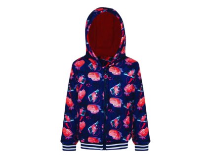 ZIMNÍ BUNDA CARS dhq 1237 tm. modrá (Velikost 98)