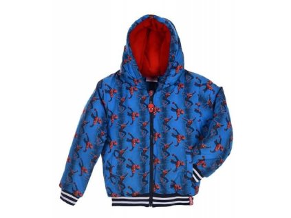 ZIMNÍ BUNDA SPIDERMAN dhq 1425 modrá (Velikost 3)
