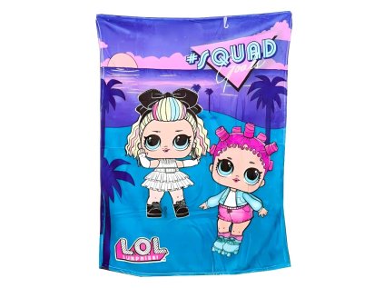 FLÍSOVÁ DEKA LOL hs 4361 modrá (Velikost uni)